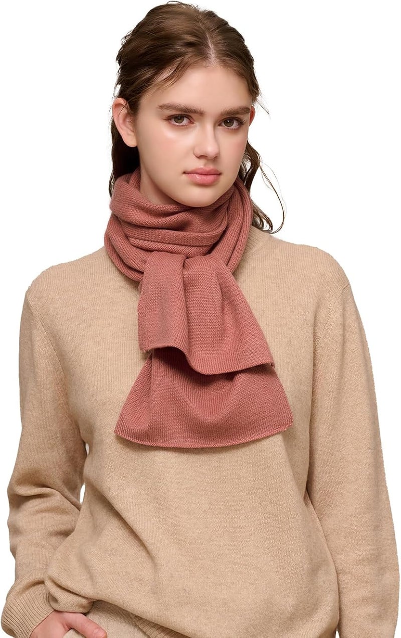 NUOHEMULE Store وشاح كشمير فاخر 100% للنساء والرجال، 59''x10'' وشاح شتوي دافئ إضافي، وشاحات بطانية في صندوق هدايا فاخر - Image 2